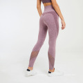 Leggings de gimnasio de ropa de fitness de las mujeres empuje acanalado uppeo liviano.